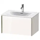 Тумба подвесная под раковину Duravit XViu 71 x 48 см, белый глянцевый (XV40330B122)