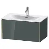 Тумба подвесная под раковину Duravit XViu 81 x 48 см, доломитово-серый глянцевый лак (XV40340B138)