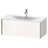 Тумба подвесная под раковину Duravit XViu 101 x 48 см, белый глянцевый (XV40350B122)