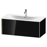Тумба подвесная под раковину Duravit XViu 101 x 48 см, чёрный глянцевый (XV40350B140)