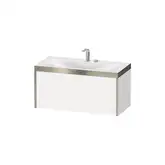 Тумба подвесная с раковиной c-bonded Duravit XViu 100 x 48 см, белый матовый (XV4611EB118P)