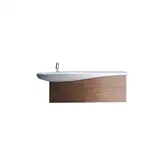 Laufen ALESSI ONEvolution тумба под умывальник 135*32см (цвет светлый орех) (H4243600976301)