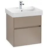 Тумба под умывальник с LED подсветкой 55,4 см Villeroy & Boch Collaro (Truffle Grey) (C008L0VG)