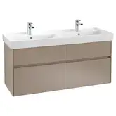 Тумба под умывальник с LED подсветкой 125,4 см Villeroy & Boch Collaro (Truffle Grey) (C013L0VG)