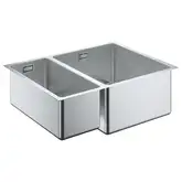 GROHE Мийка для кухні 585 x 440 мм, 1,5 чаши, матова, під стільницю, права (31576SD0)