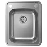 Встраиваемая кухонная мойка Hansgrohe S41 S412-F340 (цвет - нержавеющая сталь) 340/400 (43334800)