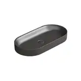 Раковина накладная на столешницу Catalano Horizon 75 х 35 см, Satin black (170AHZNS)