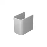 Duravit Happy D.2 Полуп'єдестал, білий Alpin (0858280000)