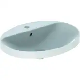 Geberit VariForm Умивальник врізний, овальний 60x48, білий (500.725.01.2)