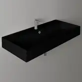 Раковина подвесная Simas Agile 101 х 46 см, Nero Matt (AG101NERO)