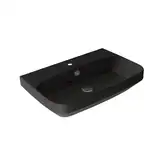 Раковина подвесная Simas Baden Baden 80 х 45 см, чёрный матовый (BB12)