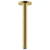 Тримач верхнього душу стельовий Hansgrohe S 300 мм, Polished Gold Optic (27389990)