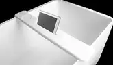 Volle Полка на ванну 87*11.5*2,4см накладная каменная Solid surface, Sand (18-40-403S)