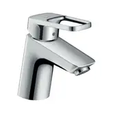 Смеситель для раковины Hansgrohe Logis Loop CoolStart 70 (цвет - хром), с донным клапаном (71153000)