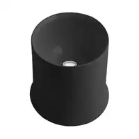Раковина на столешницу Simas Sharp Ø42 х h44 см, чёрный матовый (SH10 Matte Black)