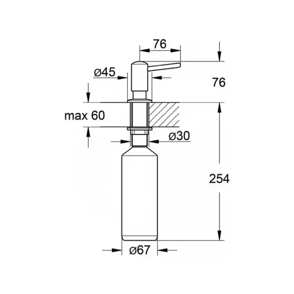 Дозатор для миючого засобу Grohe (40536DC0)