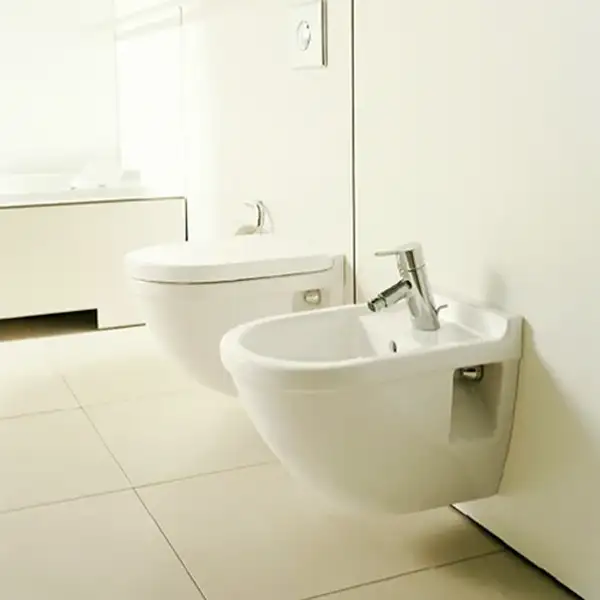 Биде подвесное Duravit Starck 3 47,5х36,5 см (2231150000) фото 3 Aquada.com.ua