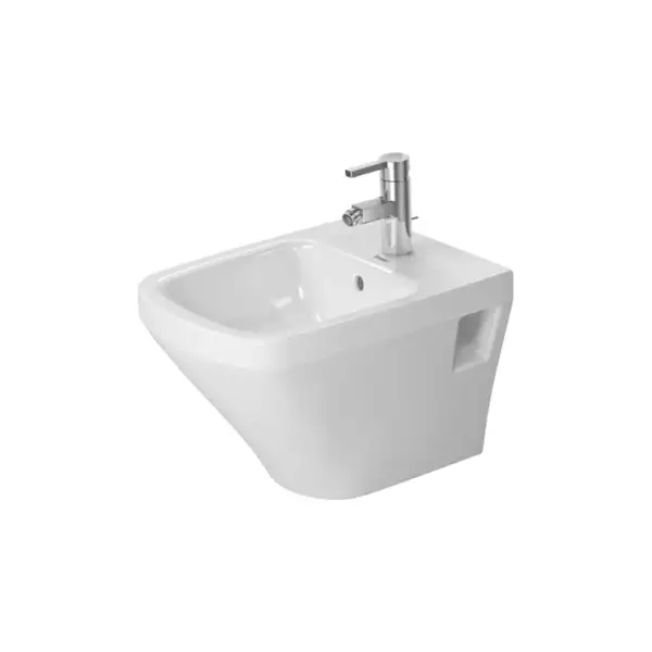 Биде подвесное Duravit DuraStyle 48х37 см, цвет белый (укороченное) (2285150000) фото 2 Aquada.com.ua