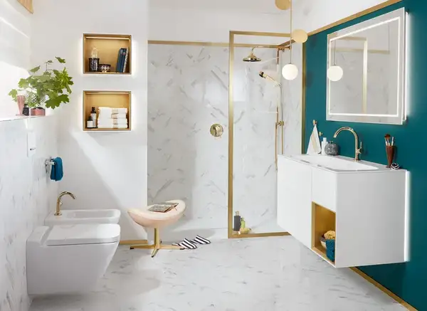 Биде подвесное Villeroy & Boch Finion 56х37,5 см (ярко-белый ceramicplus) (446500R1) фото 4 Aquada.com.ua