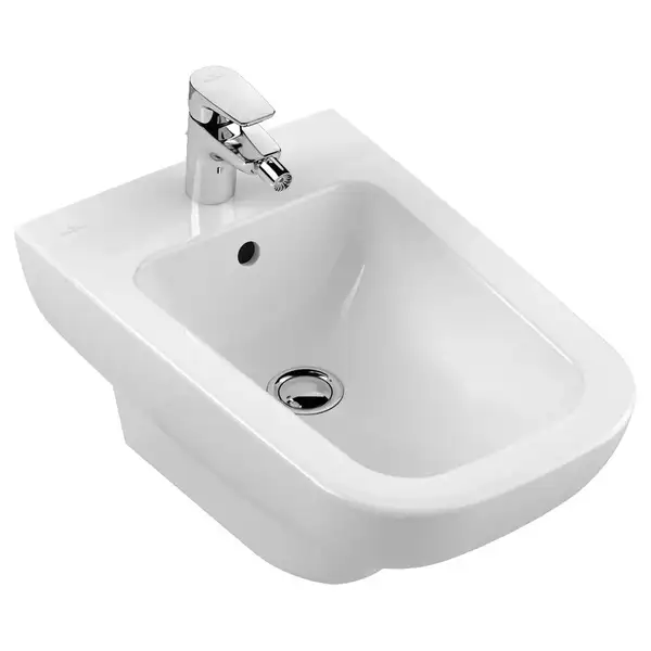 VILLEROY & BOCH Биде подвесное Villeroy&Boch Joyce 56х37 см (альпийский белый) (54070001) фото 1 Aquada.com.ua