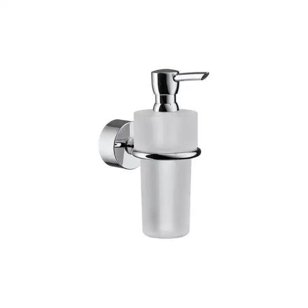 Дозатор для жидкого мыла Axor Uno (цвет - хром/стекло матовое) (41519000) фото 1 Aquada.com.ua