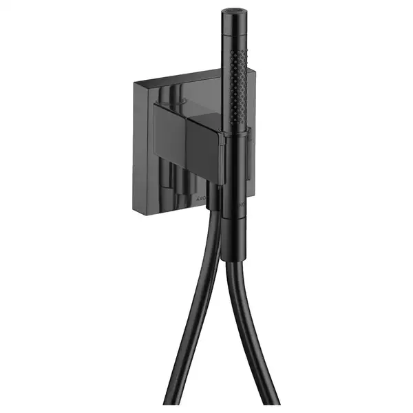 Душевой гарнитур Axor Starck Organic (цвет - satin black), 2 вида струи (12626350) фото 1 Aquada.com.ua