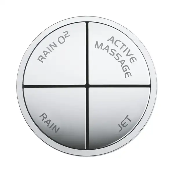 Душовий гарнітур зі штангою, 4 режими струменя Grohe Power&Soul (27738000)