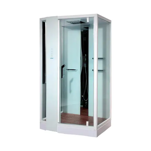Паровой бокс Devit Soul 1200 × 900 х h2200 мм (стекло прозрачное) правое открывание (FEN8912WR) фото 1 Aquada.com.ua