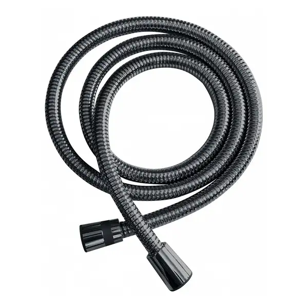 Шланг для душа растягивающийся 150-180 см Imprese Grafiky (цвет - black nickel) (ZMK041807160) фото 1 Aquada.com.ua