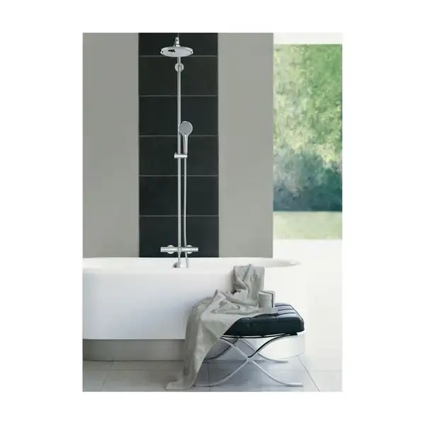 GROHE Душова система настінного монтажу з термостатом для ванни  Tempesta Cosmopolitan System 210 (26223001 фото 4 Aquada.com.ua