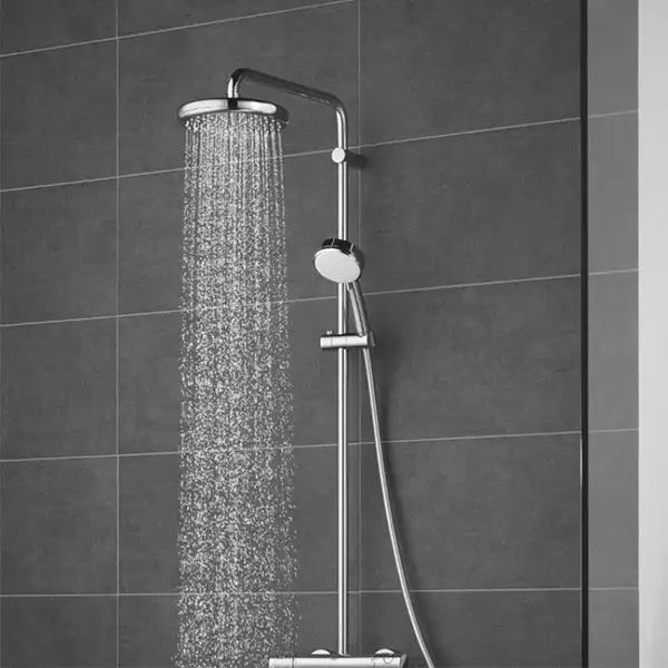 Grohe New Tempesta Cosmop. Душова система з термостатом, хром (26223001)