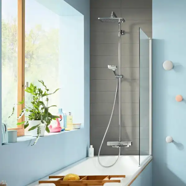 Душова система Hansgrohe E Showerpipe 280 1jet для ванни, хром (27687000)