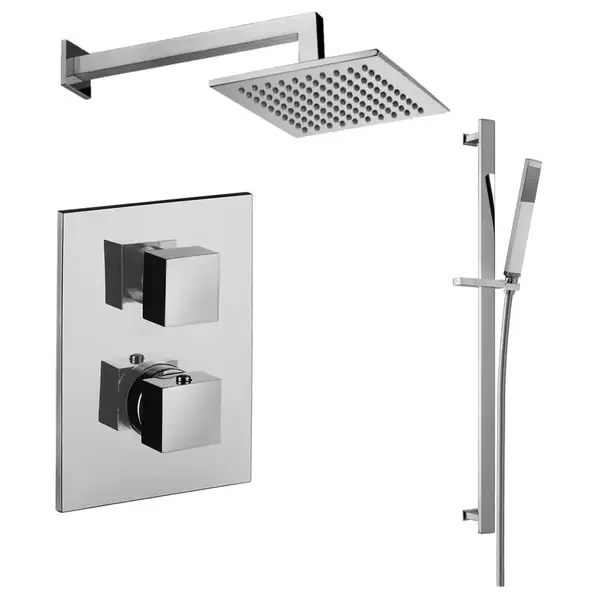 Душевая система скрытого монтажа Paffoni Shower 300х300 мм (DSLEQ 518) фото 1 Aquada.com.ua