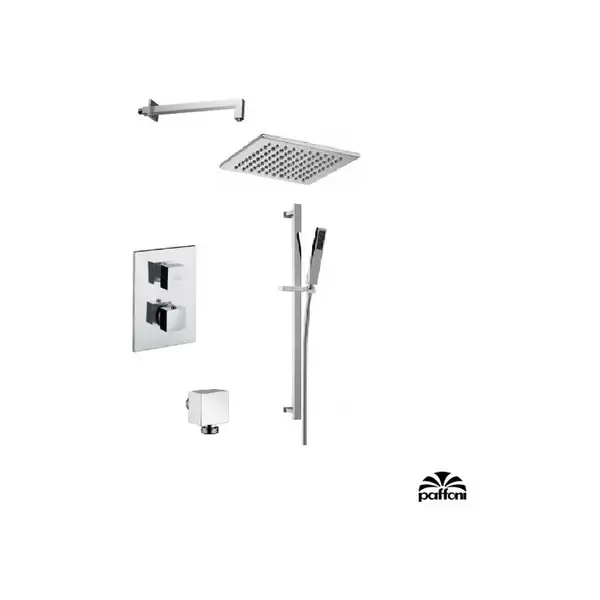 Душевая система скрытого монтажа Paffoni Shower 300х300 мм (DSLEQ 518) фото 2 Aquada.com.ua