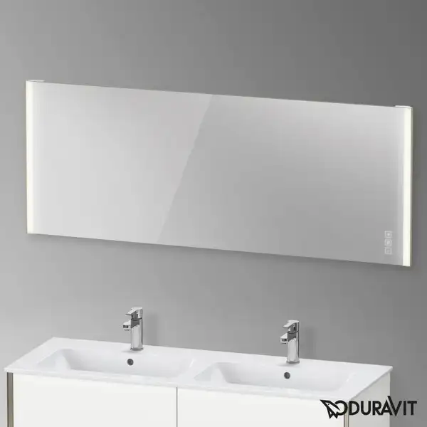 Зеркало с LED подсветкой Duravit XViu 202 х 4 х h80 см, версия "icon" (XV70490B1B1) фото 2 Aquada.com.ua