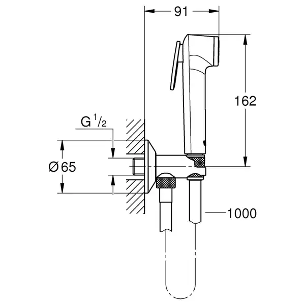Grohe Tempesta-F Trigger Spray Гігієнічний душ, хром (26358000)