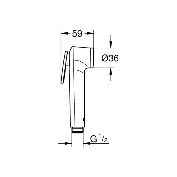 GROHE Бидетта TEMPESTA (28020L01) (28020L01) фото 2 Aquada.com.ua