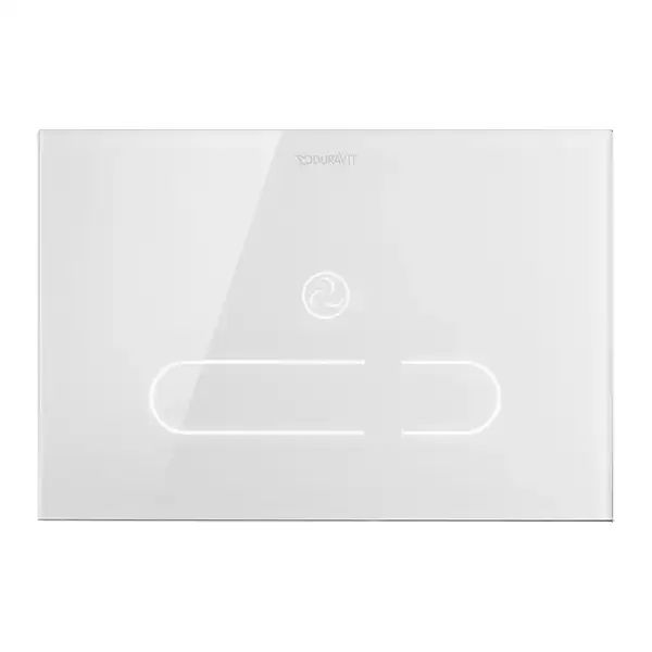 Клавиша смыва, бесконтактная Duravit A1 (стекло белое) (WD5003012000) фото 1 Aquada.com.ua