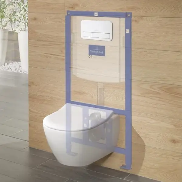 Клавиша смыва Villeroy & Boch ViConnect стекло белое (922400RE) фото 2 Aquada.com.ua
