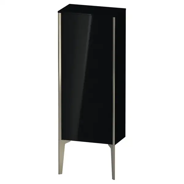 Шкафчик напольный Duravit XViu 40 x 24 х h113 см, чёрный глянцевый (XV1305LB140) фото 1 Aquada.com.ua