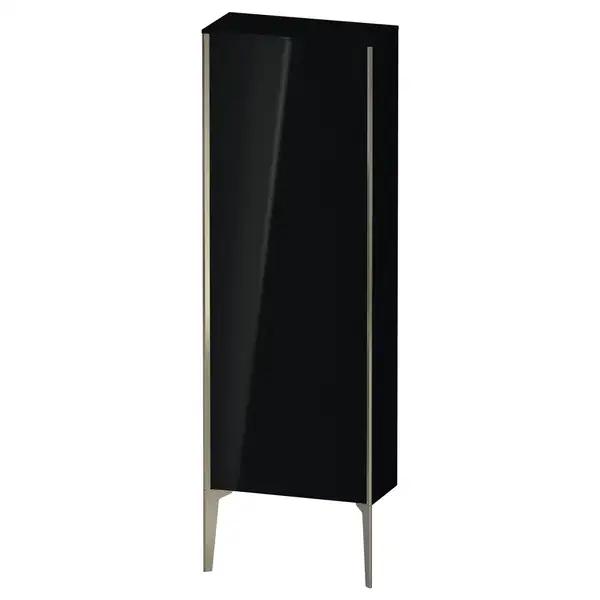 Шкафчик напольный Duravit XViu 50 x 24 х h157 см, чёрный глянцевый (XV1316LB140) фото 1 Aquada.com.ua