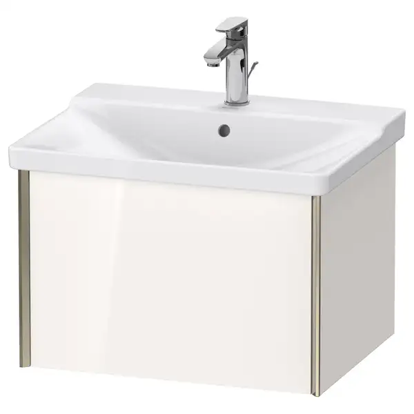 Тумба подвесная под раковину Duravit XViu 61 x 46,9 см, белый глянцевый (XV40150B122) фото 1 Aquada.com.ua