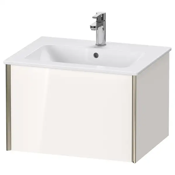 Тумба подвесная под раковину Duravit XViu 61 x 48 см, белый глянцевый (XV40250B122) фото 1 Aquada.com.ua