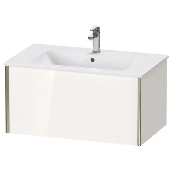 Тумба подвесная под раковину Duravit XViu 81 x 48 см, белый глянцевый (XV40260B122) фото 1 Aquada.com.ua