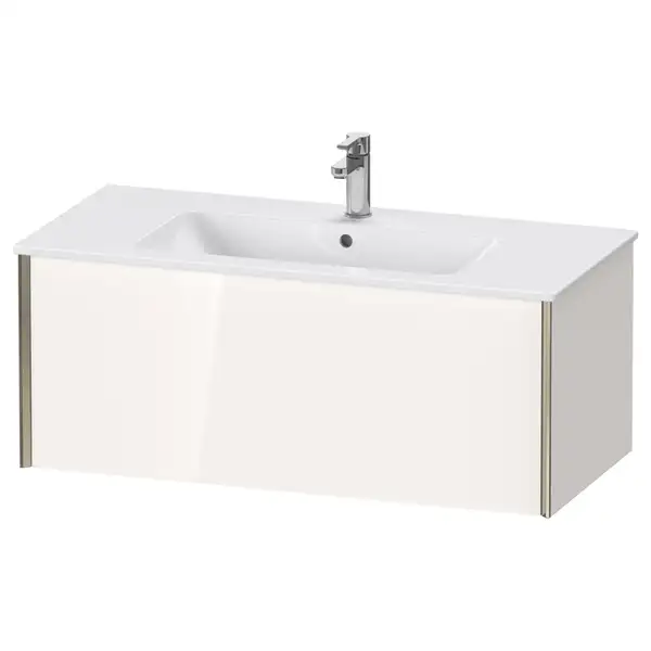 Тумба подвесная под раковину Duravit XViu 101 x 48 см, белый глянцевый (XV40270B122) фото 1 Aquada.com.ua
