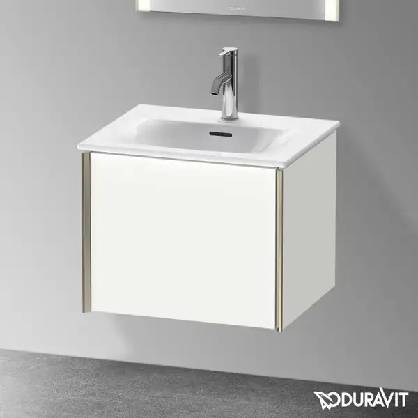 Тумба подвесная под раковину Duravit XViu 51 x 42 см, белый матовый (XV40310B118) фото 2 Aquada.com.ua