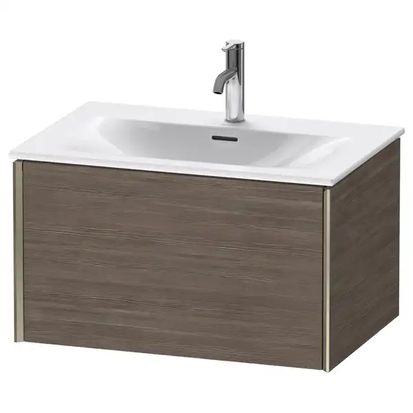 Тумба подвесная под раковину Duravit XViu 71 x 48 см, сосна коричневая (XV40330B151) фото 1 Aquada.com.ua