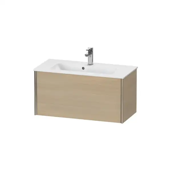 Тумба подвесная компакт, под раковину Duravit XViu 81 x 39 см, средиземноморский дуб (XV40790B171) фото 1 Aquada.com.ua