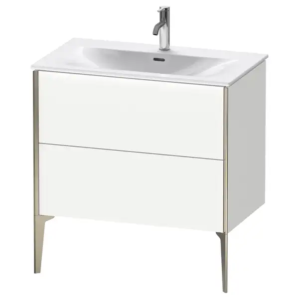 Тумба напольная под раковину Duravit XViu 81 x 48 см, белый глянцевый (XV43020B122) фото 1 Aquada.com.ua