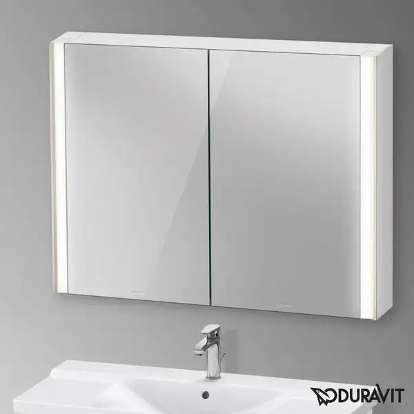 Зеркальный шкафчик с LED подсветкой Duravit XViu 102 х 15,6 х h80 см, версия «sensor» (XV71330B1B1) фото 2 Aquada.com.ua